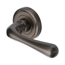 Heritage Brass Charlbury Door Handle on Round Rose