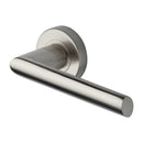 Heritage Brass Mercury Door Handle on Round Rose