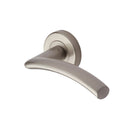 Heritage Brass Centaur Door Handle on Round Rose