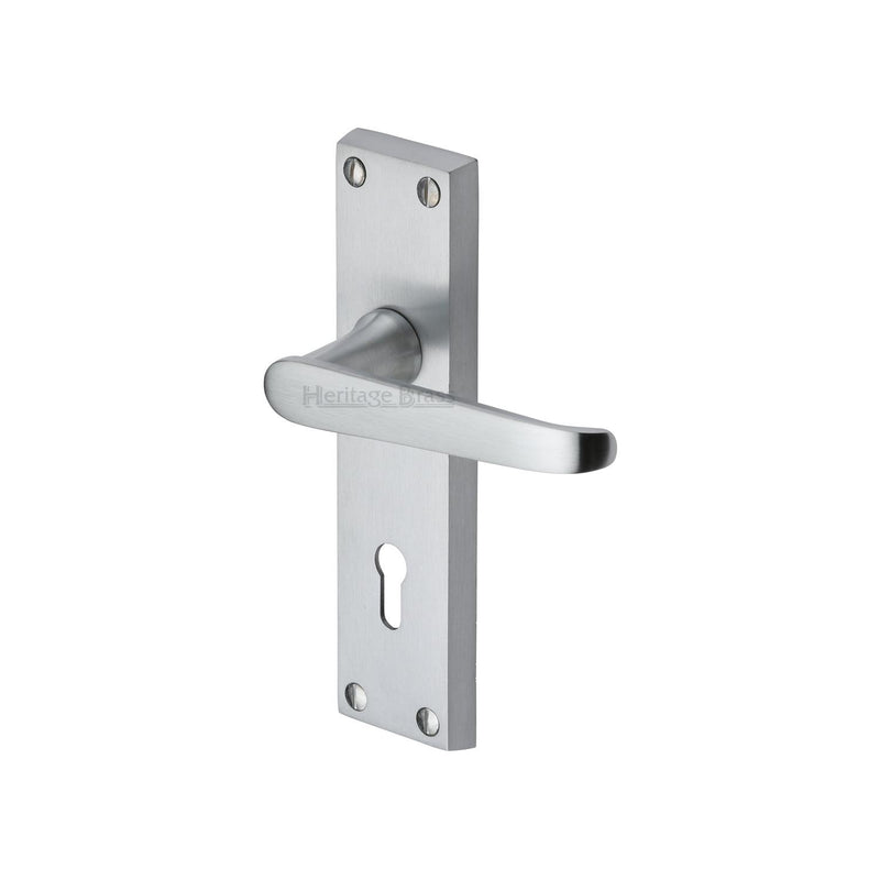 Heritage Brass Victoria Door Handle on Plate