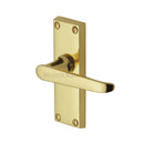 Heritage Brass Victoria Short Door Handle on Plate