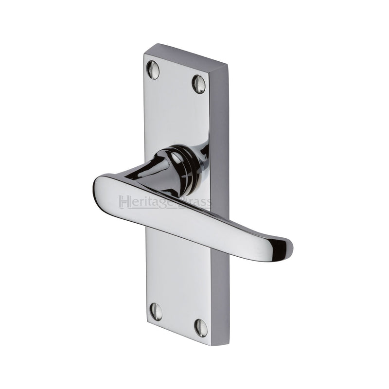 Heritage Brass Victoria Short Door Handle on Plate