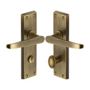Heritage Brass Victoria Door Handle on Plate