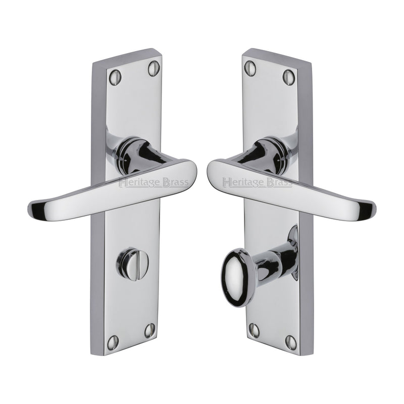 Heritage Brass Victoria Door Handle on Plate