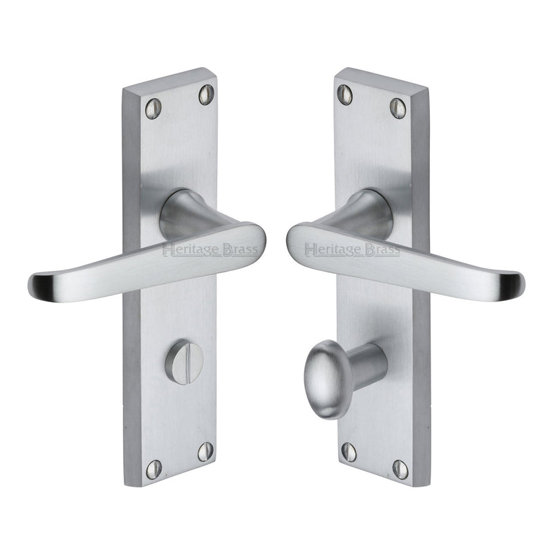 Heritage Brass Victoria Door Handle on Plate
