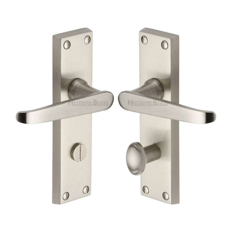 Heritage Brass Victoria Door Handle on Plate