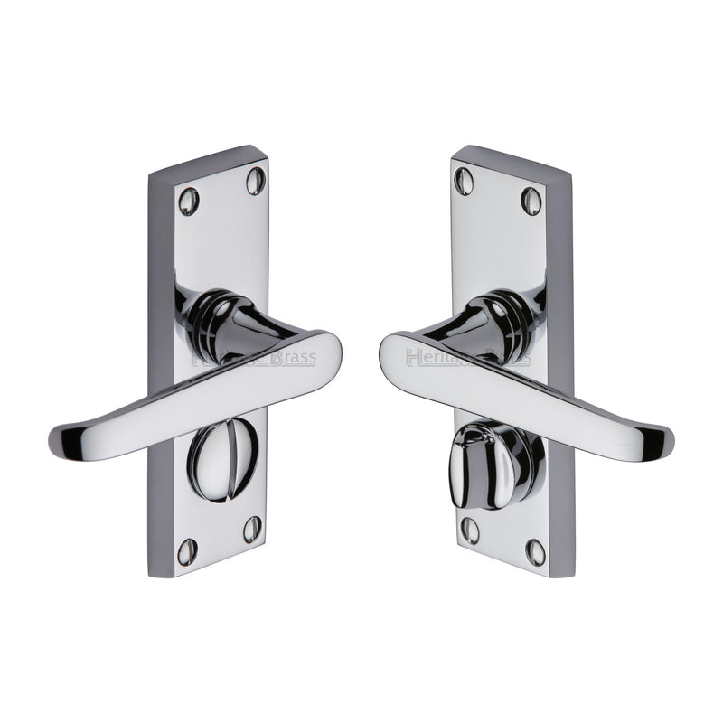 Heritage Brass Victoria Short Door Handle on Plate