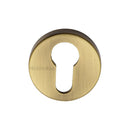 Heritage Brass Euro Profile Cylinder Escutcheon Round - V4008
