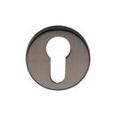 Heritage Brass Euro Profile Cylinder Escutcheon Round - V4008