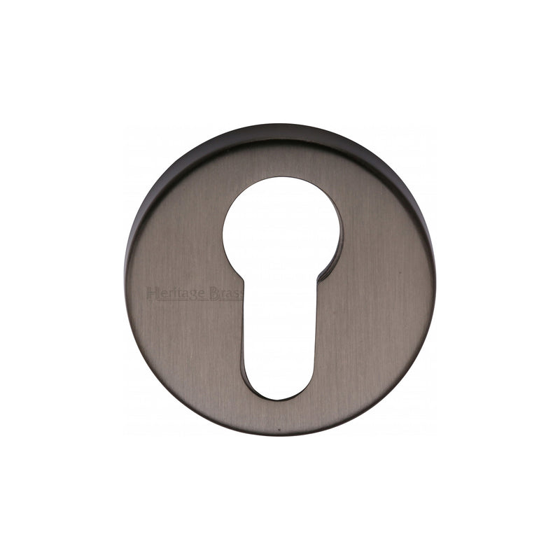 Heritage Brass Euro Profile Cylinder Escutcheon Round - V4008