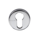Heritage Brass Euro Profile Cylinder Escutcheon Round - V4008