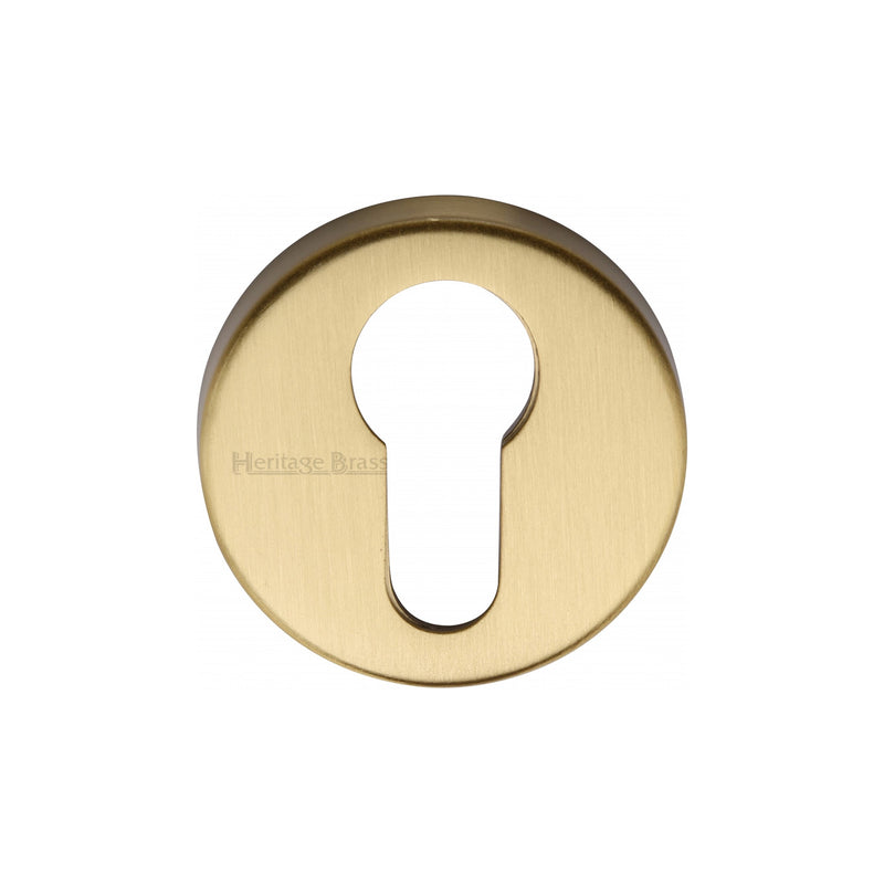 Heritage Brass Euro Profile Cylinder Escutcheon Round - V4008