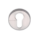 Heritage Brass Euro Profile Cylinder Escutcheon Round - V4008