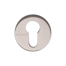Heritage Brass Euro Profile Cylinder Escutcheon Round - V4008