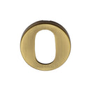 Heritage Brass Oval Profile Cylinder Escutcheon Round - V4009