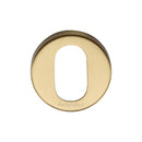 Heritage Brass Oval Profile Cylinder Escutcheon Round - V4009