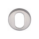 Heritage Brass Oval Profile Cylinder Escutcheon Round - V4009
