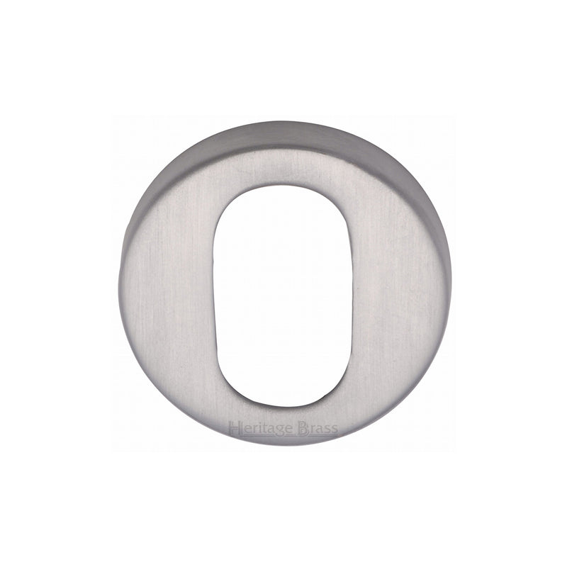 Heritage Brass Oval Profile Cylinder Escutcheon Round - V4009