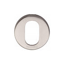 Heritage Brass Oval Profile Cylinder Escutcheon Round - V4009