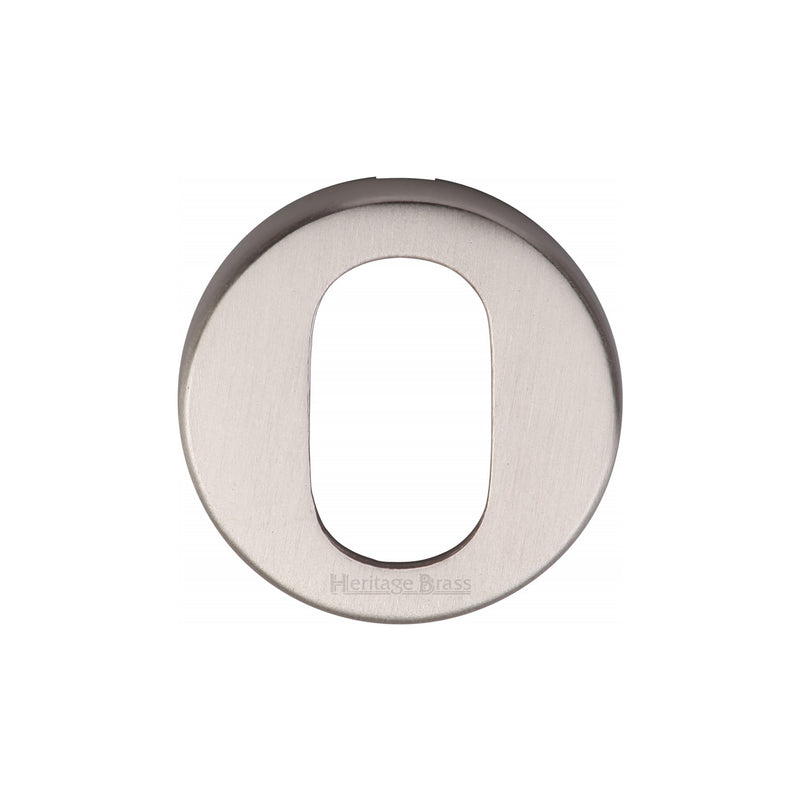 Heritage Brass Oval Profile Cylinder Escutcheon Round - V4009