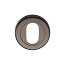 Heritage Brass Oval Profile Cylinder Escutcheon Round - V4010