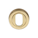 Heritage Brass Oval Profile Cylinder Escutcheon Round - V4010