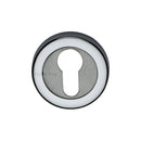 Heritage Brass Euro Profile Cylinder Escutcheon Round - V4020