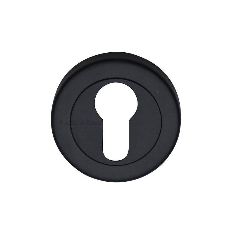 Heritage Brass Euro Profile Cylinder Escutcheon Round - V4020