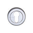 Heritage Brass Euro Profile Cylinder Escutcheon Round - V4020