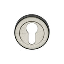 Heritage Brass Euro Profile Cylinder Escutcheon Round - V4020