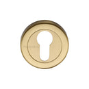 Heritage Brass Euro Profile Cylinder Escutcheon Round - V4020