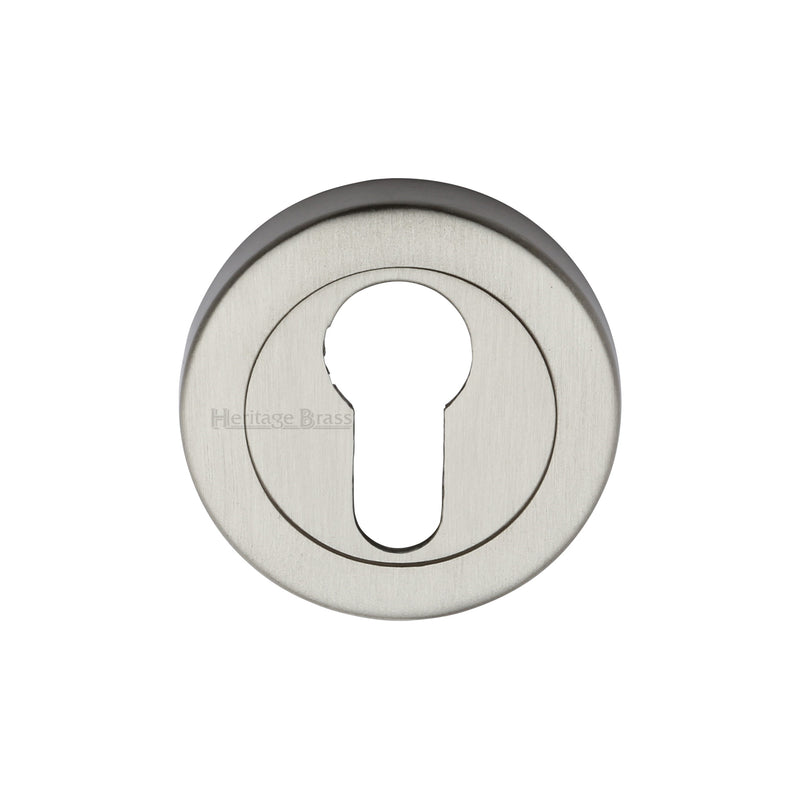 Heritage Brass Euro Profile Cylinder Escutcheon Round - V4020