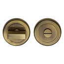 Heritage Brass Round Bathroom Turn & Release - V4035