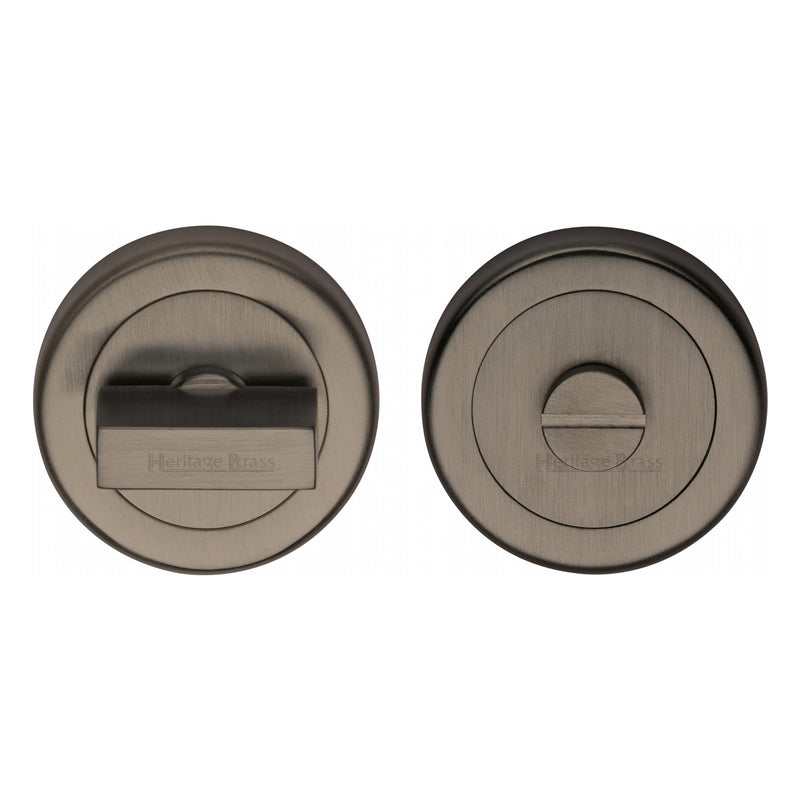 Heritage Brass Round Bathroom Turn & Release - V4035