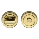 Heritage Brass Round Bathroom Turn & Release - V4035