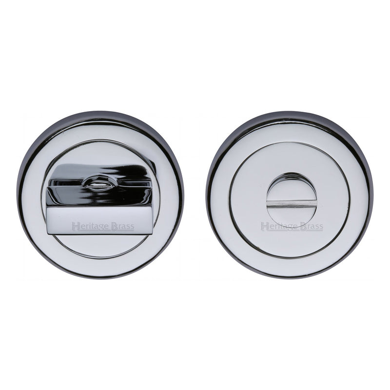 Heritage Brass Round Bathroom Turn & Release - V4035