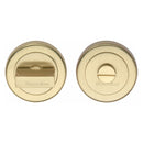 Heritage Brass Round Bathroom Turn & Release - V4035