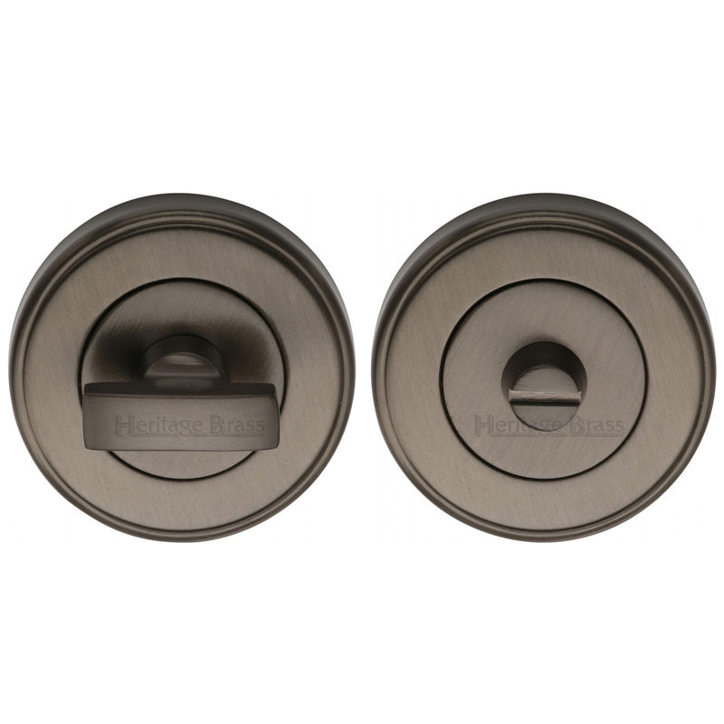 Heritage Brass Round Bathroom Turn & Release - V4040