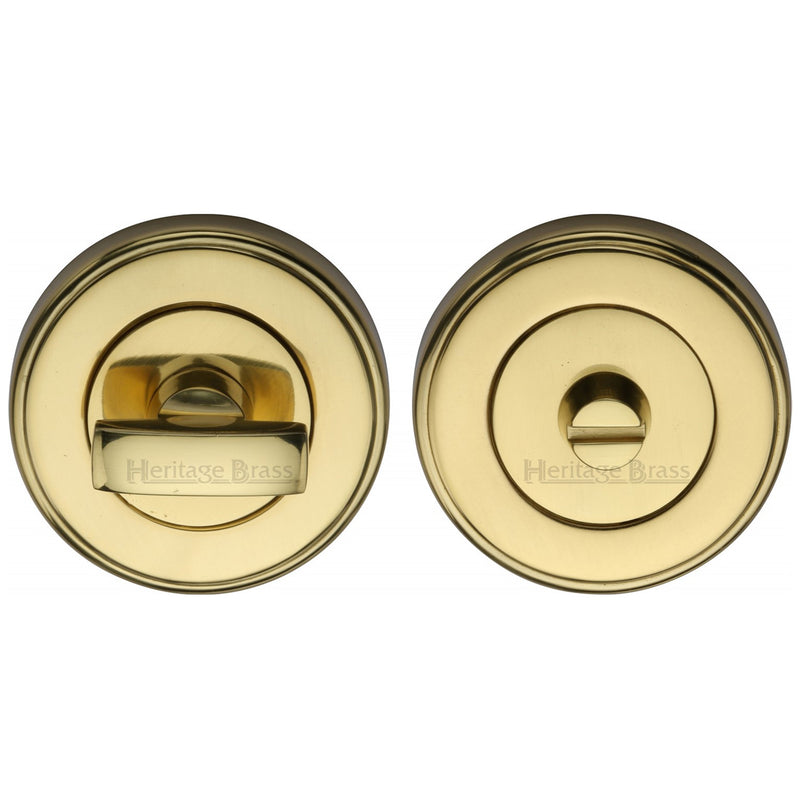 Heritage Brass Round Bathroom Turn & Release - V4040