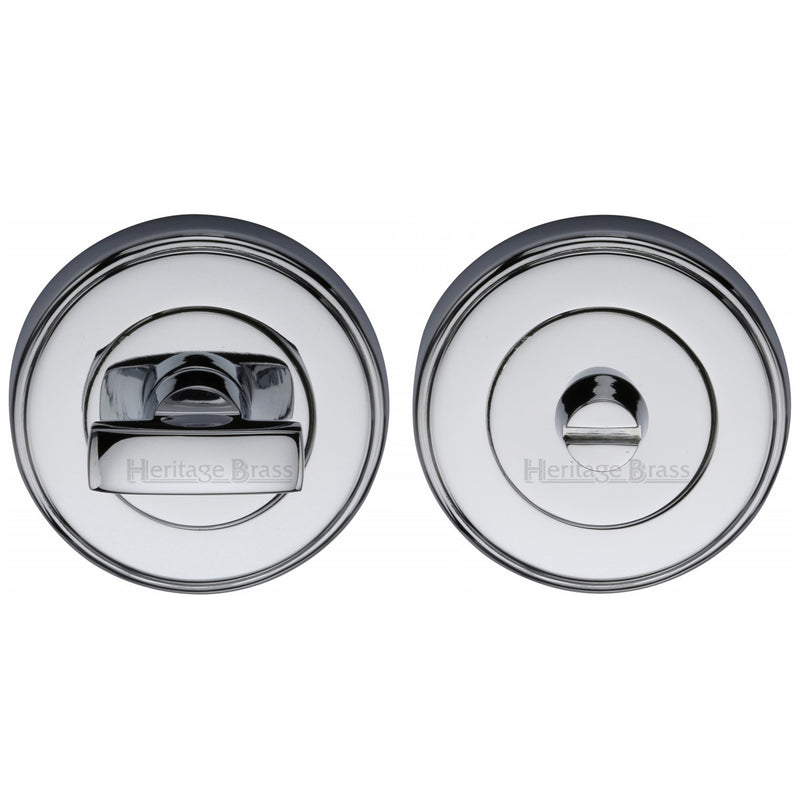 Heritage Brass Round Bathroom Turn & Release - V4040