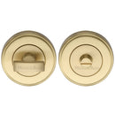 Heritage Brass Round Bathroom Turn & Release - V4040