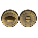 Heritage Brass Round Bathroom Turn & Release - V4043