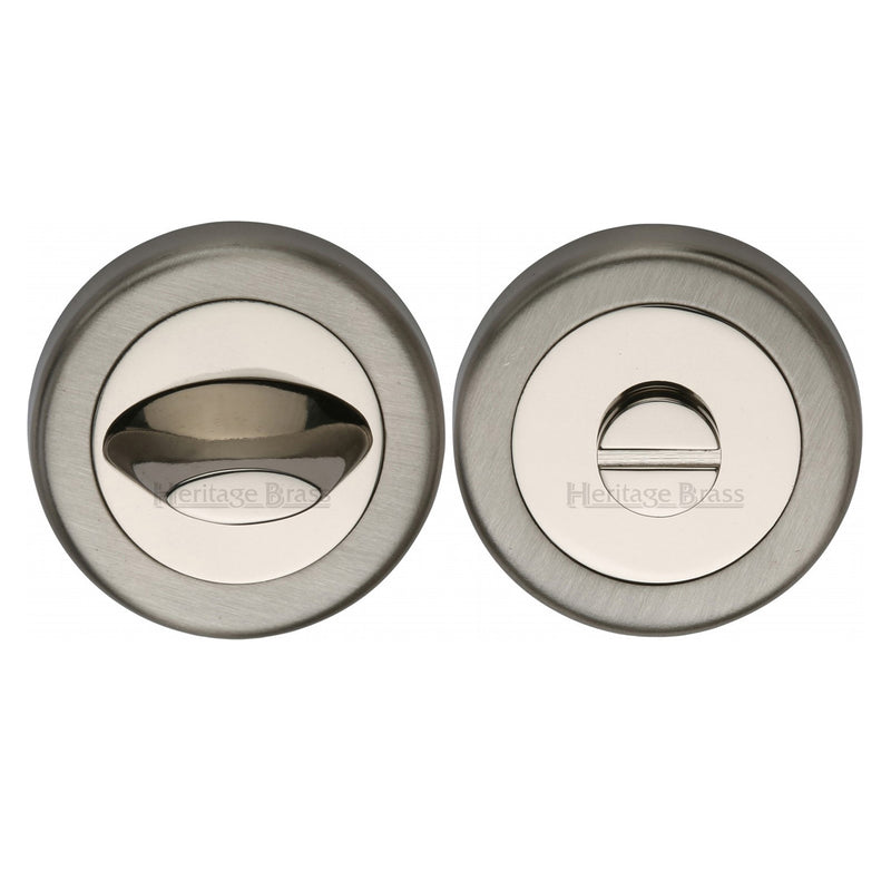 Heritage Brass Round Bathroom Turn & Release - V4043