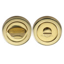 Heritage Brass Round Bathroom Turn & Release - V4043