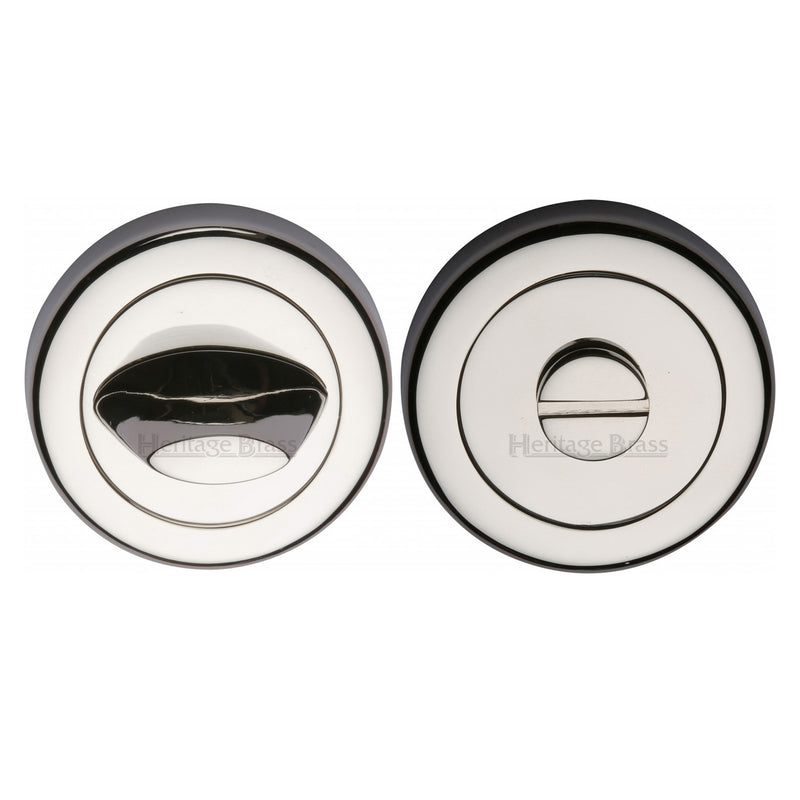 Heritage Brass Round Bathroom Turn & Release - V4043