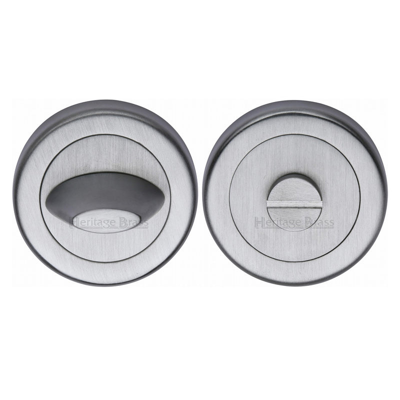 Heritage Brass Round Bathroom Turn & Release - V4043