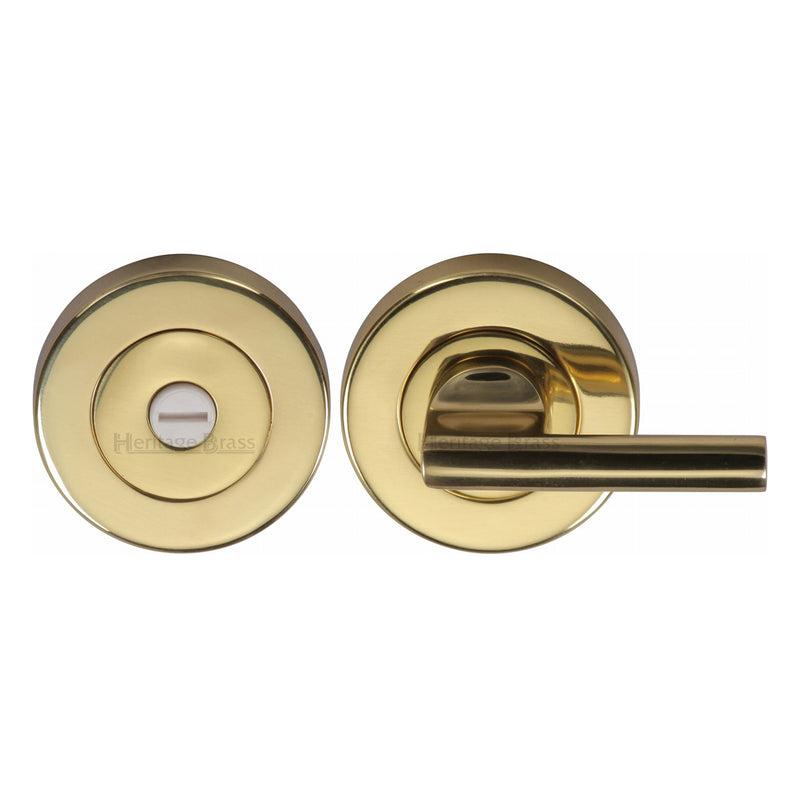 Heritage Brass Round Bathroom Turn & Release - V4044
