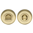 Heritage Brass Round Bathroom Turn & Release - V4045