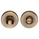 Heritage Brass Round Bathroom Turn & Release - V4049