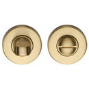 Heritage Brass Round Bathroom Turn & Release - V4049